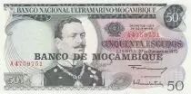 Mozambico 50 Escudos Joao de Azevedo Coutinho - Serial A - 1976