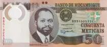 Mozambico 50 Meticais - Samora M. Machel - Impalas - 2017 - Serial BB - P.150b