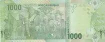 Mozambico 500 Meticais - S. M. Machel - Elefants - Polymer - 16-06-2024 - Serial FA