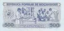 Mozambico 500 Meticais Government assembly - Chemists, school scene