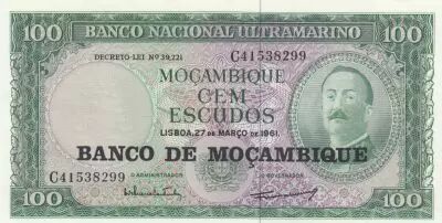 Mozambique 100 Escudos Aires de Ornelas - 1976