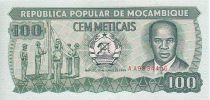 Mozambique 100 Meticais E. Mondlane - Cérémonie du drapeau