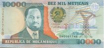 Mozambique 10000 Meticais J. Chissano - Plowing