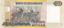 Mozambique 50 Meticais - Samora M. Machel - Impalas - 2006 - P.144
