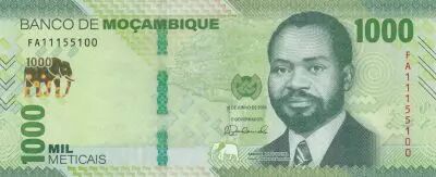 Mozambique 500 Meticais - S. M. Machel - Elefants - Polymer - 16-06-2024 - Serial FA
