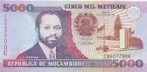 Mozambique 5000 Meticais S. Machel - Fonderie
