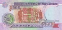 Mozambique 5000 Meticais S. Machel - Fonderie
