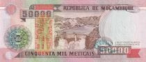 Mozambique 50000 Meticais - Bank of Mozambique - 1993 - Serial EH - P.138