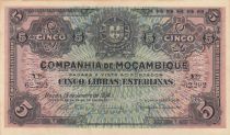 Mozambique R.32 5 Libras, Coat of arms - 1934