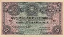 Mozambique R.32 5 Libras, Coat of arms - 1934