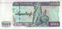 Myanmar 1000 Kyat Chinze - Central Bank Bldg