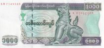 Myanmar 1000 Kyats 2004 - Chinze - Central bank - Serial SB