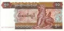 Myanmar 50 Kyat Shinzé - Potier