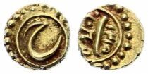 Mysore, Tipu Sultan - Gold Fanam - 1215 AM (1787) Patan