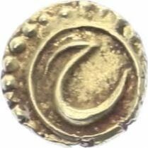 Mysore, Tipu Sultan - Gold Fanam - 1215 AM (1787) Patan