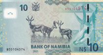 Namibia 10 Namibia Dollars - Dr Sam Nujoma - Springbok - 2021 - Serial B - PNEW