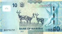 Namibia 10 Namibia Dollars - Dr Sam Nujoma - Springbok - 2022 - P.NEW