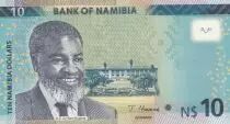 Namibia 10 Namibia Dollars Dollars, Dr Sam Nujoma - Springbok 2025 - Serial B6