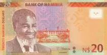 Namibia 20 dollars - Sam Nujoma - Coat of arms of Namibia - 2022 - Series E58