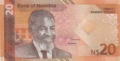 Namibia 20 dollars - Sam Nujoma - Coat of arms of Namibia - 2025 - DD series