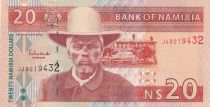 Namibia 20 Namibia Dollars - Kaptein H. Witbooi - Red Hatebeest - ND (2002) - P.6
