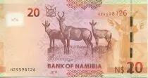 Namibia 20 Namibia Dollars Dollars, H.E. Dr Sam Nujoma - 2011