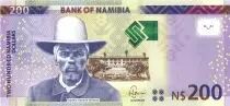 Namibia 200 Namibia Dollars - Kaptein H. Witbooi - Antelopes- 2018 - P.NEW