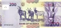 Namibia 200 Namibia Dollars - Kaptein H. Witbooi - Antelopes- 2018 - P.NEW