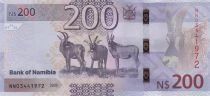 Namibia 200 Namibian Dollars - Captain Hendrik Witbooi - Springbok - 2025 - Polymer - NN Series
