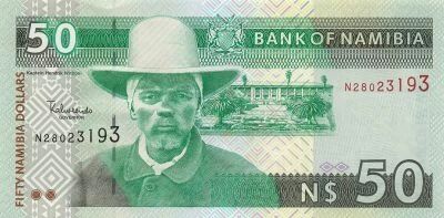 Namibia 50 Dollars - Hendrik Witbooi - ND (2003) - P.8