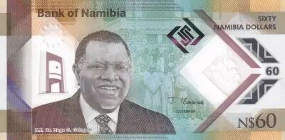 Namibia 60 Namibia Dollars - H.E. Dr. Hage Gottfried Geingob - 2025 - Polymer