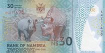 Namibie 10 Dollars Hamilton - Batiment du Trésor 2017 B2 New York - Neuf