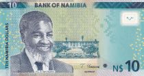 Namibie 10 Namibia Dollars - Dr Sam Nujoma - Springbok - 2021 - Série B - PNEW