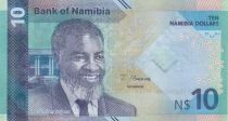 Namibie 10 Namibia Dollars - Dr Sam Nujoma - Springbok - 2025 - Polymer - Série AA