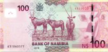 Namibie 100 Namibia Dollars - Kaptein H. Witbooi - Oryx - 2018 - P.NEW