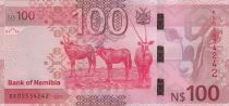 Namibie 100 Namibia Dollars - Kaptein Hendrik Witbooi - Springbok - 2025 - Polymer - Série KK