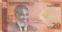 Namibie 20 Namibia Dollars - Dr Sam Nujoma - Springbok - 2025 - Polymer - Série DD