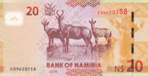 Namibie 20 Namibia Dollars - H.E. Dr Sam Nujoma - 2018 - Série E - P.NEW