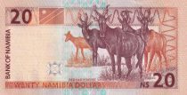 Namibie 20 Namibia Dollars - Kaptein H. Witbooi - Bubales - ND (2002) - P.6