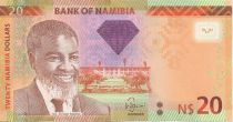 Namibie 20 Namibia Dollars Dollars, H.E. Dr Sam Nujoma - 2011