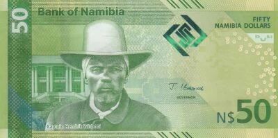 Namibie 50 Namibia Dollars - Kaptein Hendrik Witbooi - Springbok - 2025 - Polymer - S�rie GG