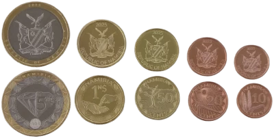 Namibie S�rie de 5 pi�ces - 2025
