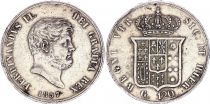Naples 120 Grana Ferdinand II  -  Armoiries - 1857
