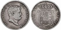 Naples 120 Grana Ferdinand II - Armoiries - 1857