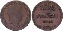 Naples and Sicily 10 Tornesi Francisco I (1825-1830) - Fine + - KM.293