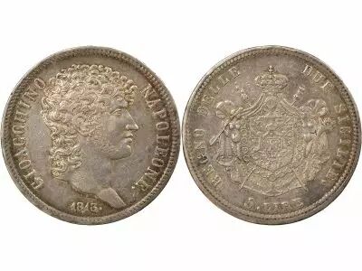 Naples Kingdom of Naples, Joaquim Murat - 5 Silver Lire - 1813 Naples