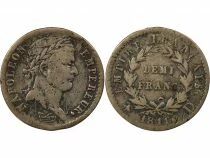 Napoleon I - 1/2 Silver Franc, Empire - 1811 D Lyon