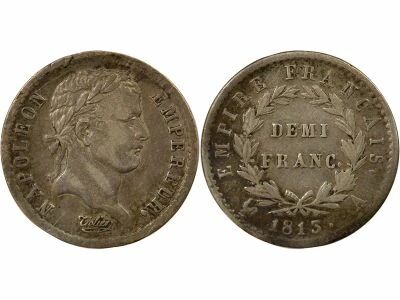 Napoleon I - 1/2 Silver Franc, Empire - 1813 A Paris