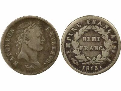 Napoleon I - 1/2 Silver Franc, Empire - 1813 I Limoges