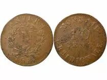 Napoleon I - 10 Centimes, Siege of Antwerp - 1814 W
